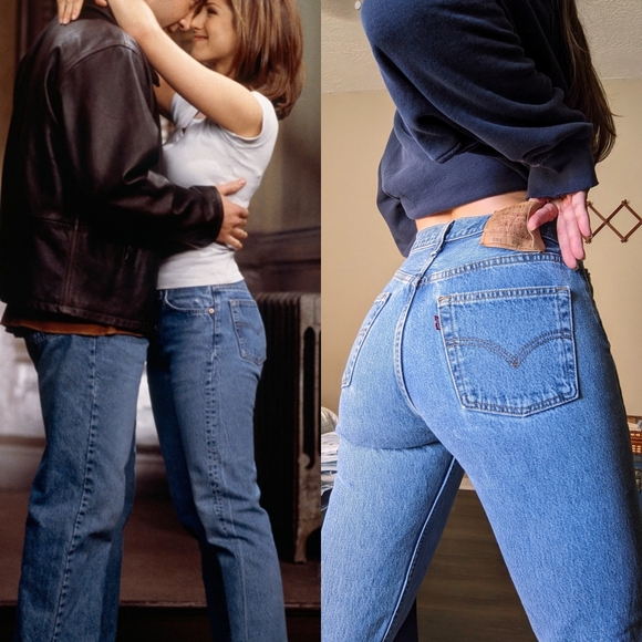Levi's 501 Vintage Straight Leg Jeans 90s - Picture 2 of 16